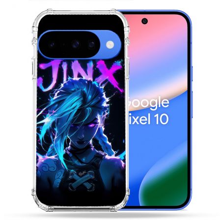 Coque Renforcée Pour Google Pixel 10 Arcane Jinx Night