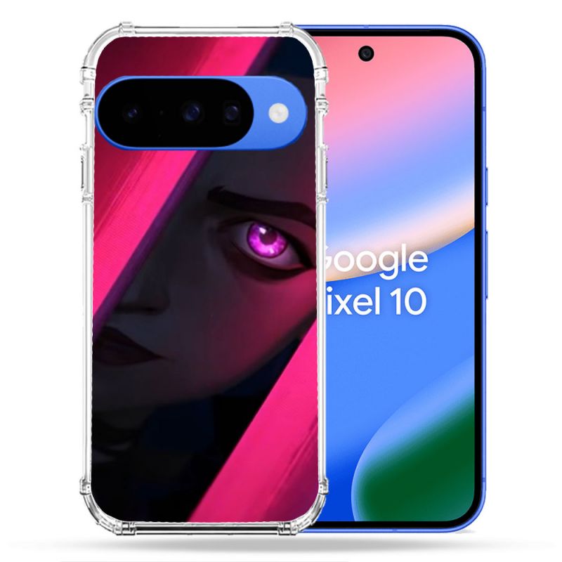 Coque Renforcée Pour Google Pixel 10 Arcane Jinx Rose