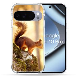 Coque Renforcée Pour Google Pixel 10 Pro Animal Ecureuil Bois