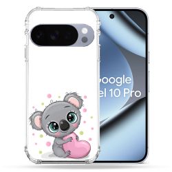 Coque Renforcée Pour Google Pixel 10 Pro Animal Koala Cœur