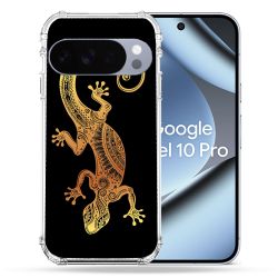 Coque Renforcée Pour Google Pixel 10 Pro Animal Lezard Noir