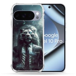 Coque Renforcée Pour Google Pixel 10 Pro Animal Lion Business