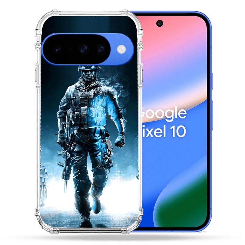 Coque Renforcée Pour Google Pixel 10 Call Of Duty Guerrier