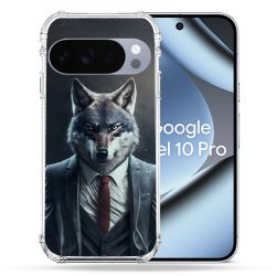 Coque Renforcée Pour Google Pixel 10 Pro Animal Loup Business