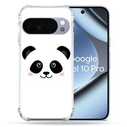 Coque Renforcée Pour Google Pixel 10 Pro Animal Panda Blanc