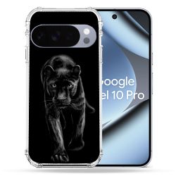 Coque Renforcée Pour Google Pixel 10 Pro Animal Panthère Noire