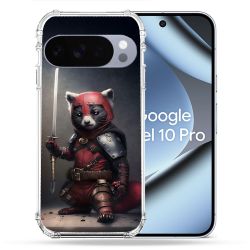 Coque Renforcée Pour Google Pixel 10 Pro Animal Raton Samouraï