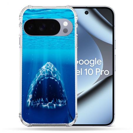 Coque Renforcée Pour Google Pixel 10 Pro Animal Requin Dent