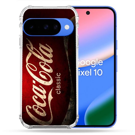 Coque Renforcée Pour Google Pixel 10 Coca Cola Classique