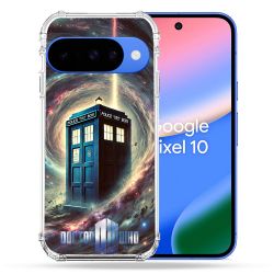 Coque Renforcée Pour Google Pixel 10 Dr Who Tardis Univers