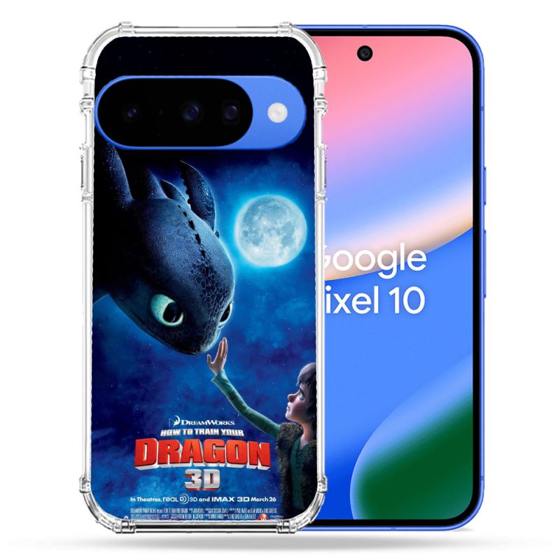 Coque Renforcée Pour Google Pixel 10 Dragons Affiche