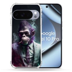 Coque Renforcée Pour Google Pixel 10 Pro Animal Singe Business
