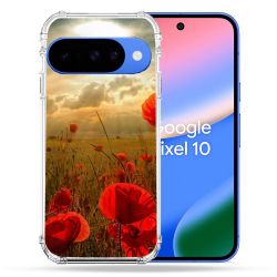 Coque Renforcée Pour Google Pixel 10 Fleur Coquelicot