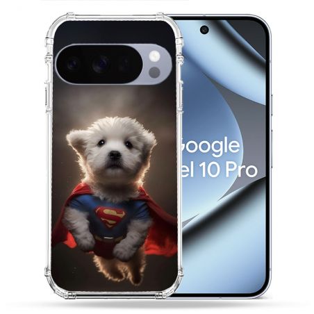 Coque Renforcée Pour Google Pixel 10 Pro Animal Super Chien