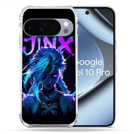 Coque Renforcée Pour Google Pixel 10 Pro Arcane Jinx Night