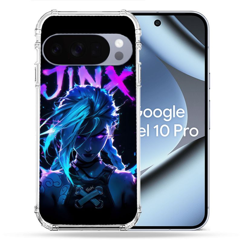 Coque Renforcée Pour Google Pixel 10 Pro Arcane Jinx Night
