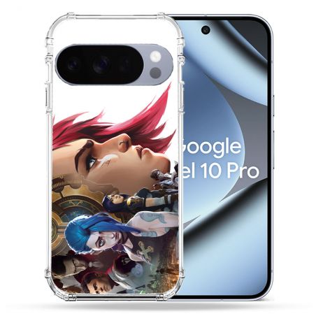 Coque Renforcée Pour Google Pixel 10 Pro Arcane Jinx Sœur