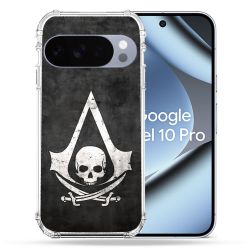 Coque Renforcée Pour Google Pixel 10 Pro Assassin Creed Tete Mort