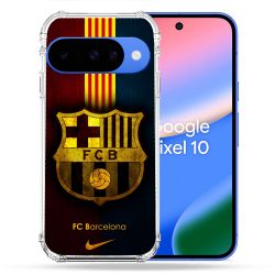 Coque Renforcée Pour Google Pixel 10 Foot FC Barcelone Vintage