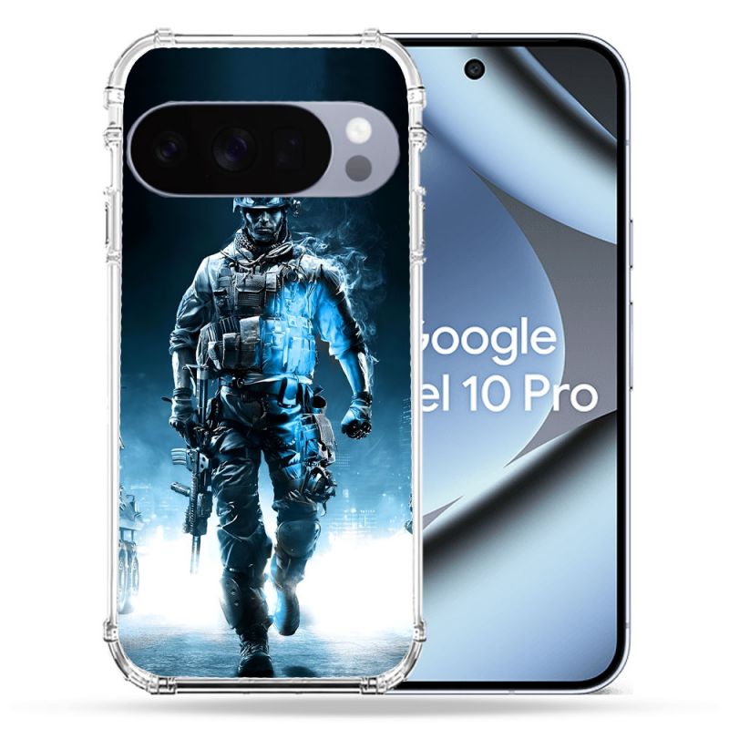 Coque Renforcée Pour Google Pixel 10 Pro Call Of Duty Guerrier