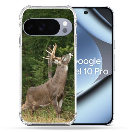 Coque Renforcée Pour Google Pixel 10 Pro Chasse Cerf