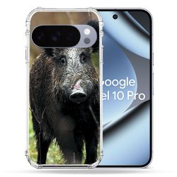 Coque Renforcée Pour Google Pixel 10 Pro Chasse Sanglier bois