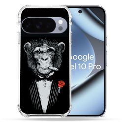 Coque Renforcée Pour Google Pixel 10 Pro Decale Singe Mafia