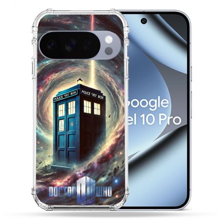 Coque Renforcée Pour Google Pixel 10 Pro Dr Who Tardis Univers