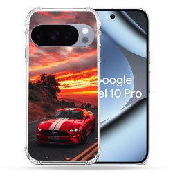Coque Renforcée Pour Google Pixel 10 Pro Ford Mustang GT500 Rouge