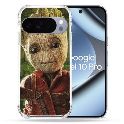 Coque Renforcée Pour Google Pixel 10 Pro Groot Vert