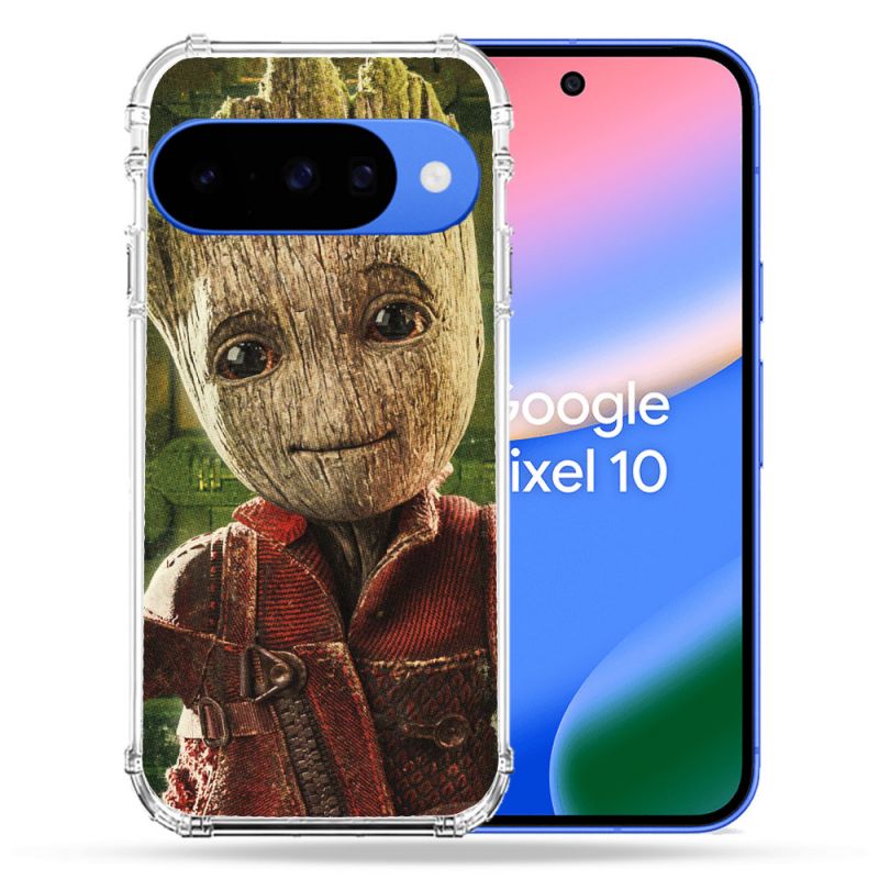 Coque Renforcée Pour Google Pixel 10 Groot Vert