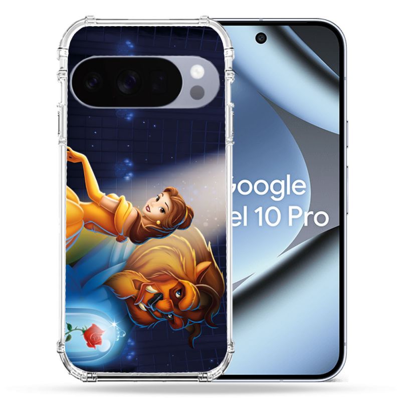 Coque Renforcée Pour Google Pixel 10 Pro La Belle et La Bête