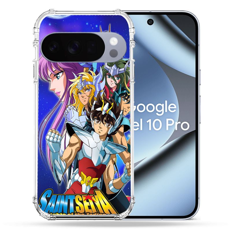 Coque Renforcée Pour Google Pixel 10 Pro Les Chevaliers Du Zodiaque