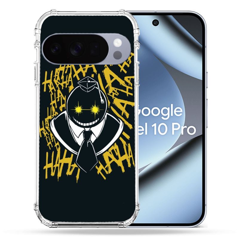 Coque Renforcée Pour Google Pixel 10 Pro Manga Assassination Classroom Kuro Noir