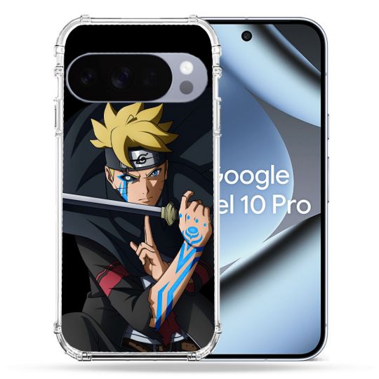 Coque Renforcée Pour Google Pixel 10 Pro Manga Boruto Tatouage