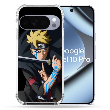 Coque Renforcée Pour Google Pixel 10 Pro Manga Boruto Tatouage