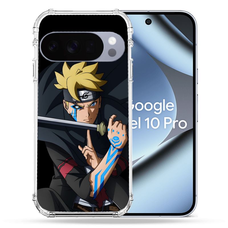 Coque Renforcée Pour Google Pixel 10 Pro Manga Boruto Tatouage