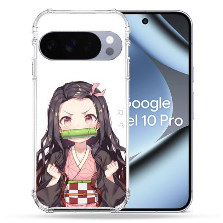 Coque Renforcée Pour Google Pixel 10 Pro Manga Demon Slayer Nezuko