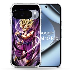 Coque Renforcée Pour Google Pixel 10 Pro Manga Dragon Ball Sangohan Violet