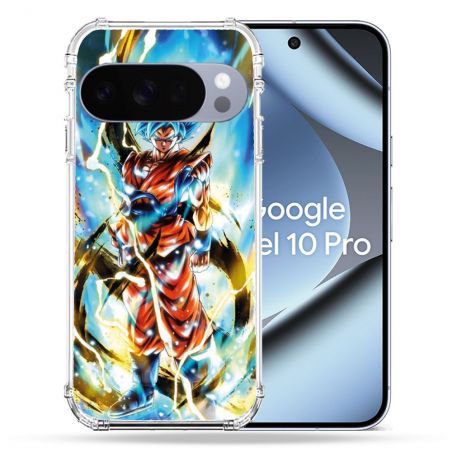 Coque Renforcée Pour Google Pixel 10 Pro Manga Dragon Ball Sangoku Blanc