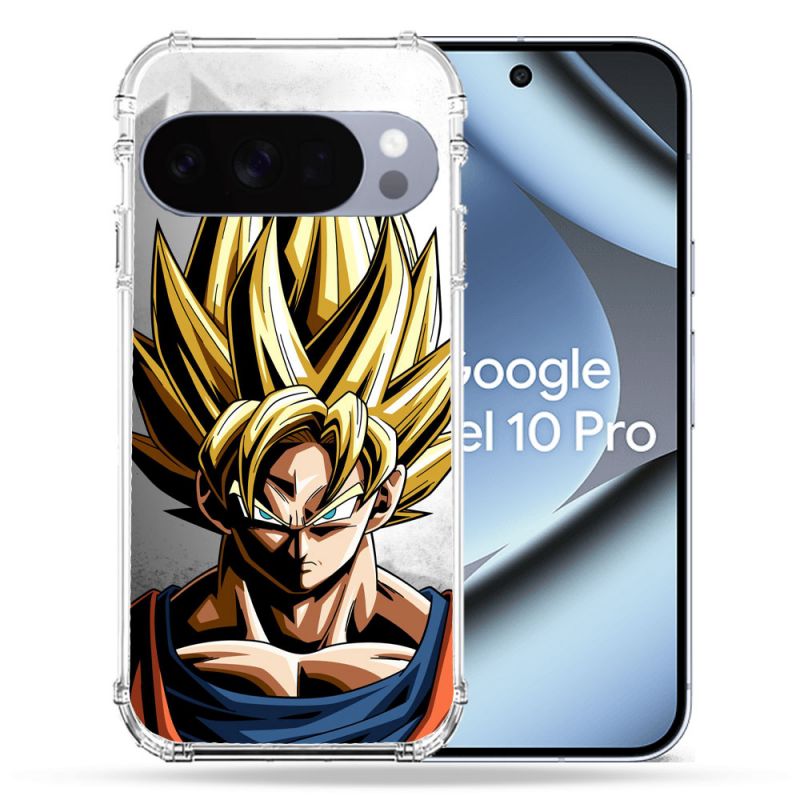 Coque Renforcée Pour Google Pixel 10 Pro Manga Dragon Ball Sangoku Portrait