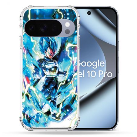 Coque Renforcée Pour Google Pixel 10 Pro Manga Dragon Ball Vegeta Bleu