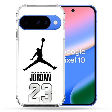 Coque Renforcée Pour Google Pixel 10 Jordan 23 Blanc