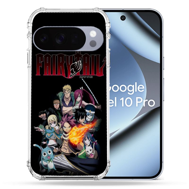 Coque Renforcée Pour Google Pixel 10 Pro Manga Fairy Tail Logo Team