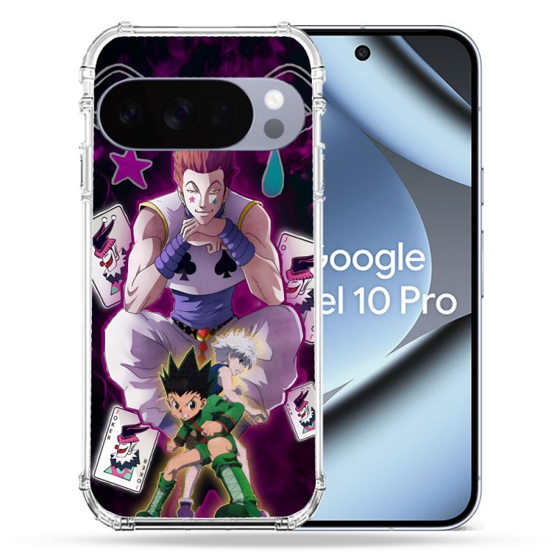 Coque Renforcée Pour Google Pixel 10 Pro Manga Hunter X Hunter Hisoka
