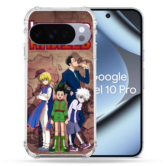 Coque Renforcée Pour Google Pixel 10 Pro Manga Hunter X Hunter Vintage