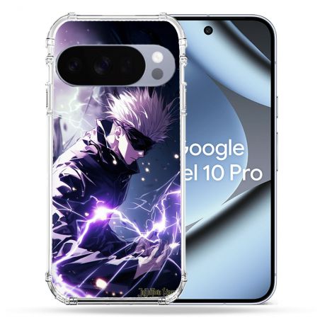 Coque Renforcée Pour Google Pixel 10 Pro Manga Jujutsu Kaisen Gojo Saturo