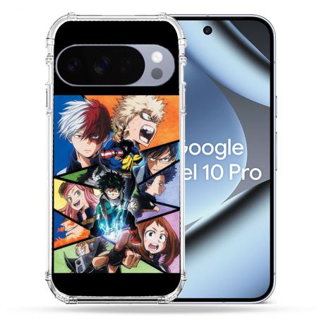 Coque Renforcée Pour Google Pixel 10 Pro Manga My Hero Academia Noir