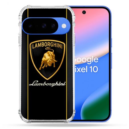 Coque Renforcée Pour Google Pixel 10 Lamborghini Carbone