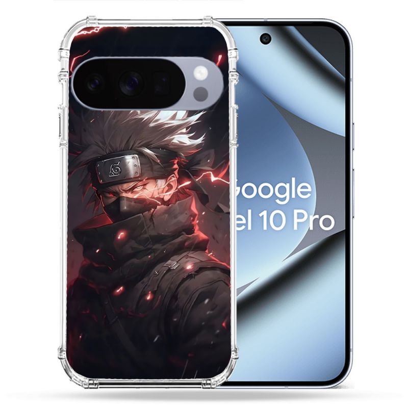Coque Renforcée Pour Google Pixel 10 Pro Manga Naruto Kakashi Dark